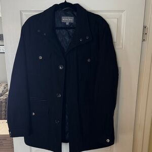 Michael Kors Black Military Field Jacket